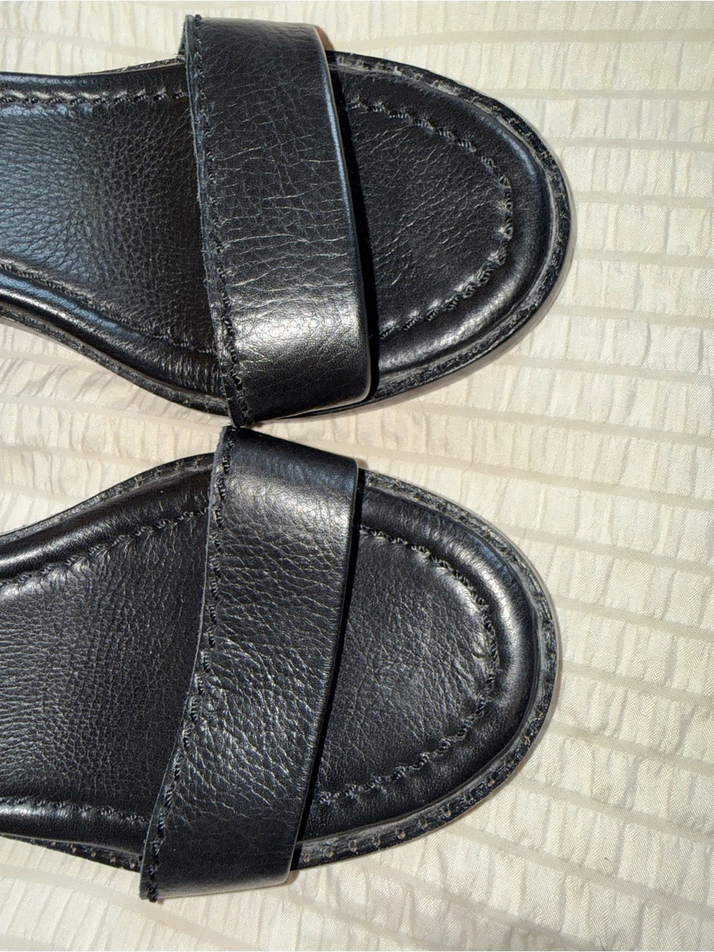 Frye Leather Ankle Strap Block Heel Sandal 8 - Picture 5 of 7